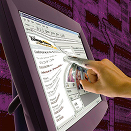 Touchscreen computer made with coating services from Transcontinental Advanced Coatings